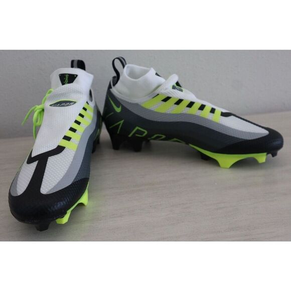 Nike DQ3670-071 Men's Sz 7.5 Gray/Volt Vapor Edge Pro 360 Football Cleats - Picture 1 of 9